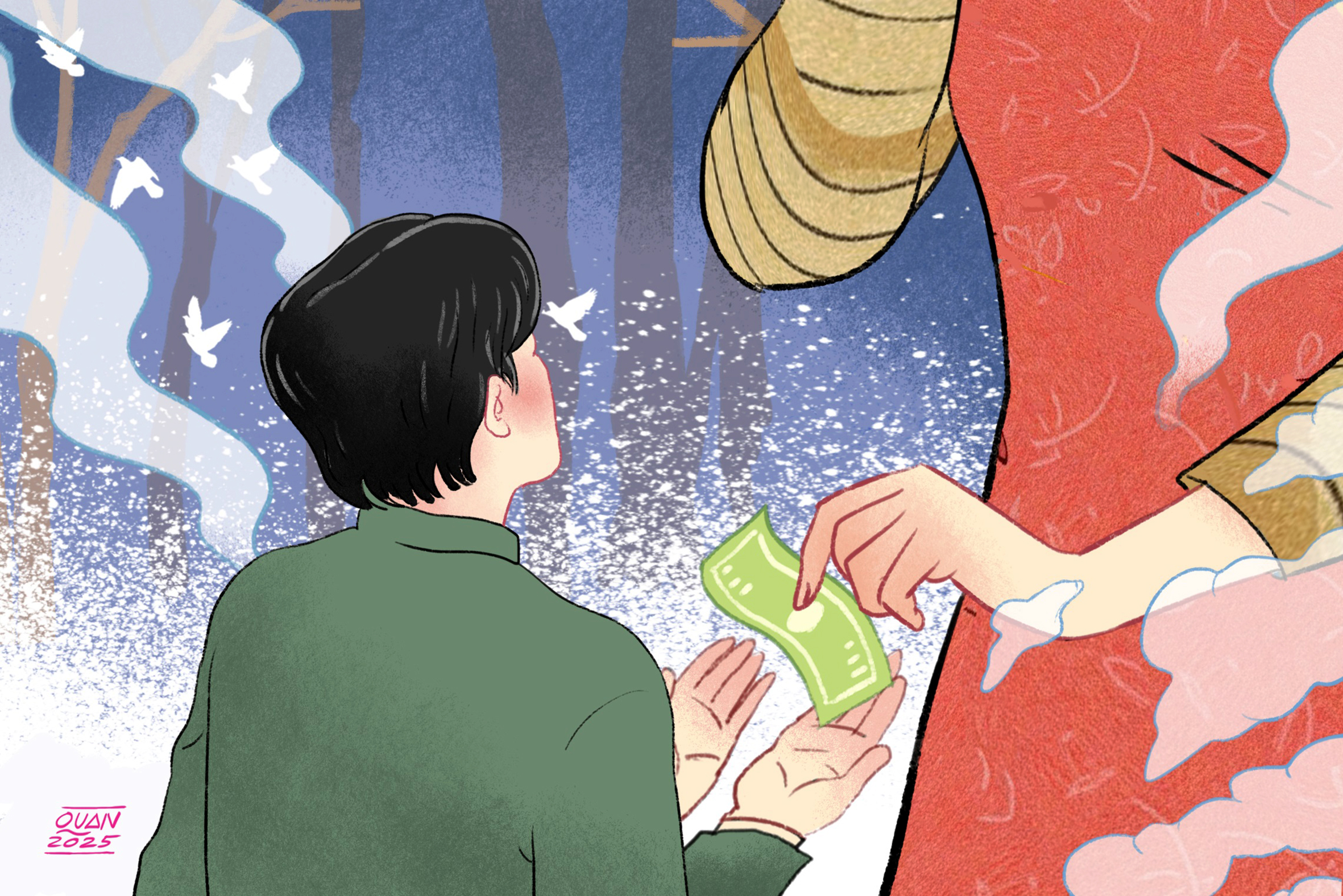 giữ tiền - Ảnh 1.