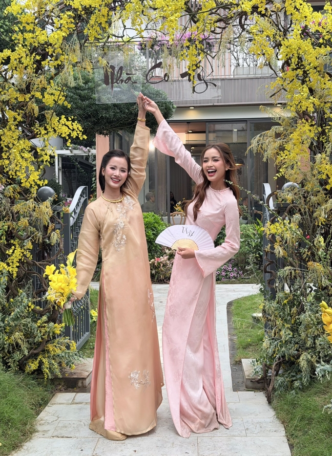 Hoa hậu Ngọc Châu dự cưới Hương Ly.