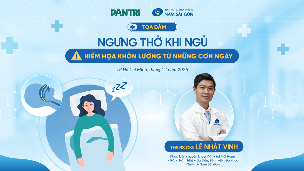 Ngưng thở khi ngủ và những hiểm họa cho sức khỏe - 1
