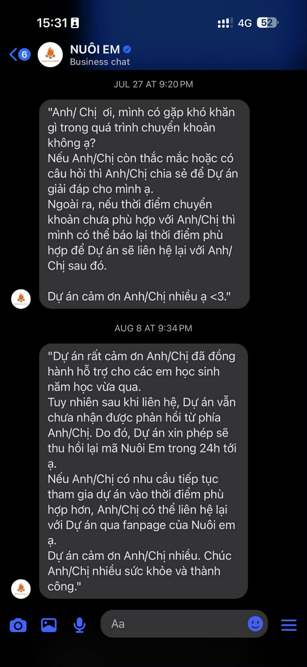 Người nuôi em được mời mua bảo hiểm, nhận tin giục đóng tiền như đòi nợ - 3