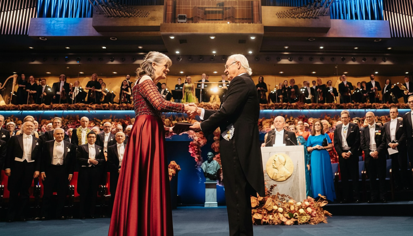 Nhà khoa học nữ Nobel Y học 2025: Cảm ơn những tấm gương đã cho tôi lòng can đảm - Ảnh 1.