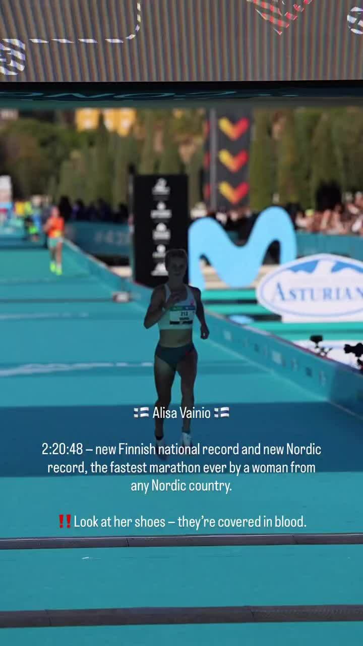 Alisa Vainio phá kỷ lục marathon Bắc Âu