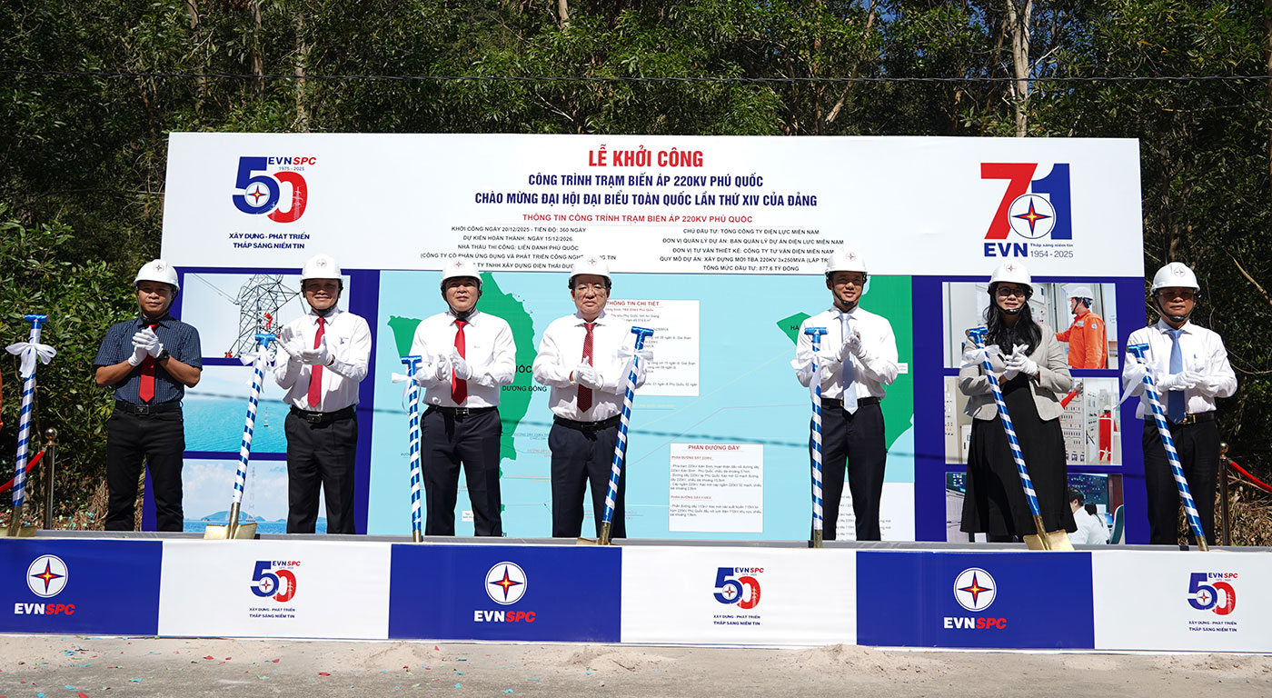 EVNSPC: Nhiều công trình chào mừng Đại hội đại biểu toàn quốc lần thứ XIV của Đảng- Ảnh 1.