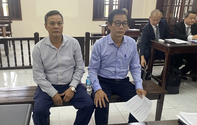 Sau hơn 5 năm bị giam, ông Nguyễn Huy Hùng (trái) và ông Nguyễn Quang Lộc được cho tại ngoại từ tháng 8/2023 đến nay. Ảnh: Hải Duyên