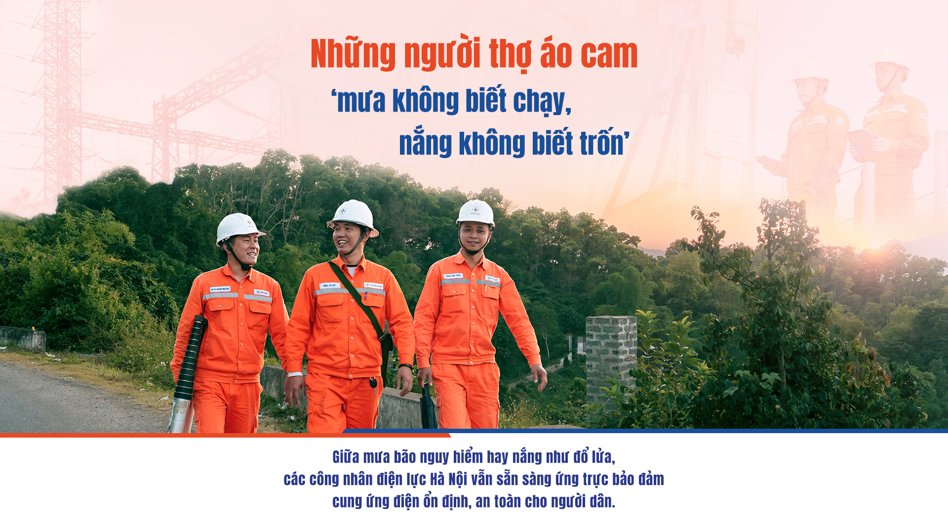 Nhung nguoi tho giu nguon dien an toan giua thoi