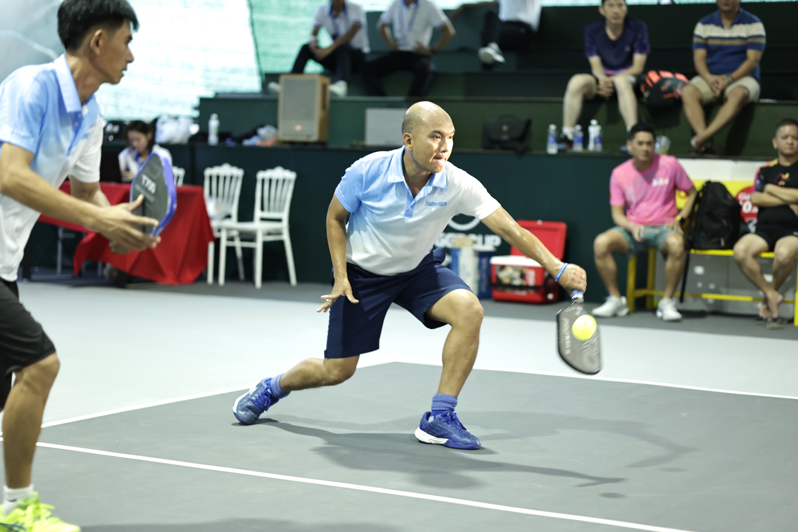 Những pha bóng đẹp tại giải pickleball 'Vì học sinh nghèo hiếu học'- Ảnh 1. Những pha bóng đẹp tại giải pickleball 'Vì học sinh nghèo hiếu học'- Ảnh 1.