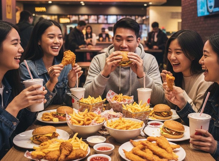 Những thói quen nhỏ mà độc đang âm thầm phá thận của người trẻ 1 Nhiều người trẻ quen với đồ ăn nhanh, thức khuya, ít vận động và lạm dụng thuốc.