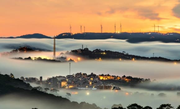 Đà Lạt, điểm ngắm bình minh đẹp nhất thế giới, Việt Nam