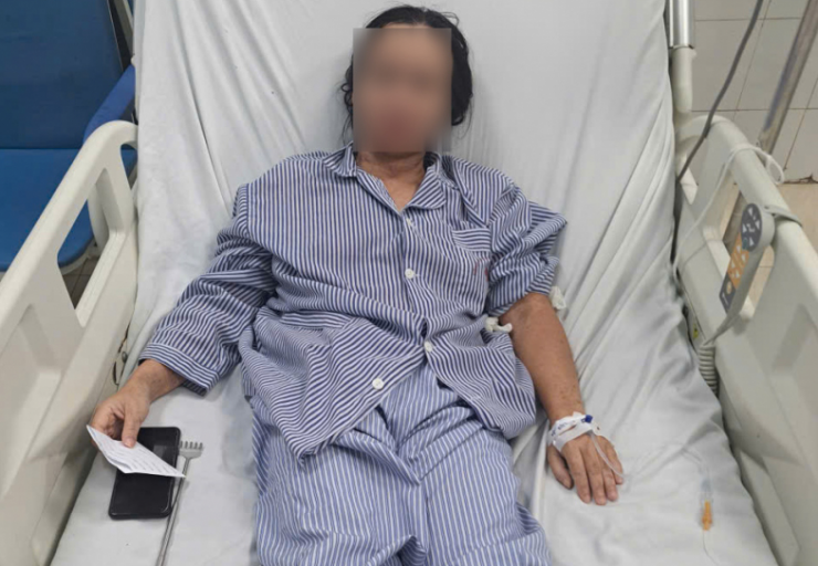 Bệnh nhân vẫn đang được theo dõi tại bệnh viện. Ảnh: BVCC.