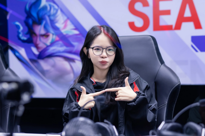 Thanh Duyên tại SEA Games 33. Ảnh: Cao Thủ Liên Quân