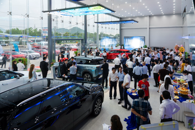 Không gian một lễ ra mắt showroom mới của Omoda & Jaecoo tại Việt Nam. Ảnh: O&J