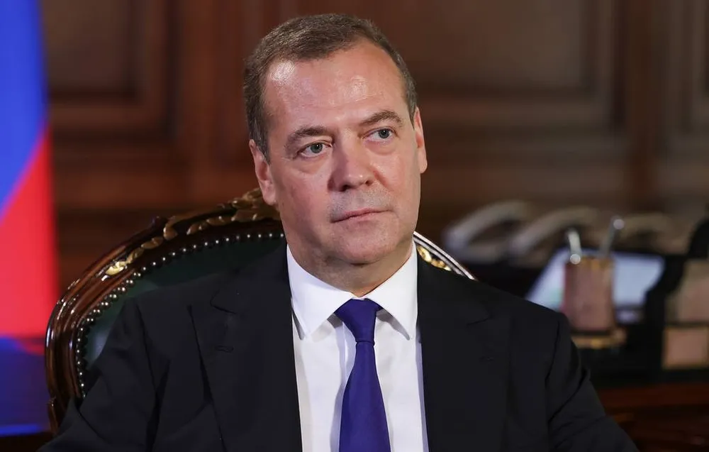 Phó Chủ tịch Hội đồng An ninh Nga Dmitry Medvedev. Ảnh: TASS Ông Medvedev bình luận về Chiến lược An ninh Quốc gia của Mỹ.jpg