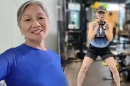 Cụ bà U80 mê gym: 'Tập để trẻ trung, vui khỏe mỗi ngày'