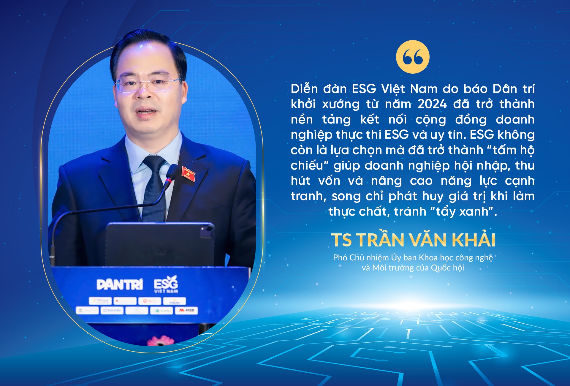 Phát ngôn ấn tượng tại Diễn đàn ESG Việt Nam 2025 do báo Dân trí tổ chức - 1