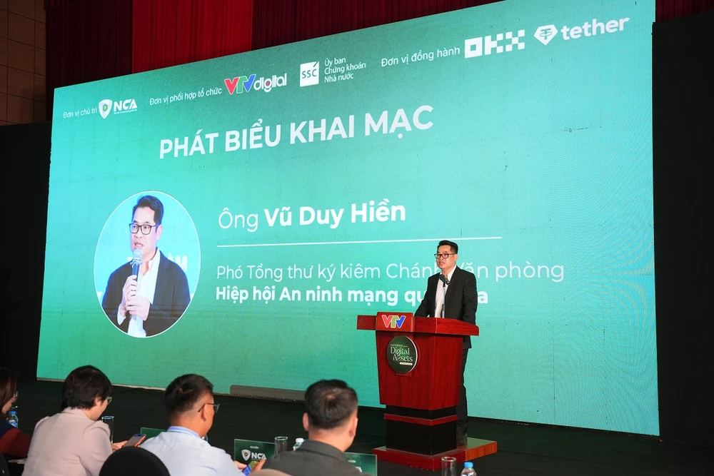 Ông Vũ Duy Hiền, cho rằng việc triển khai thí điểm thị trường tài sản mã hóa ở Việt Nam chỉ có thể đạt được mục tiêu lâu dài. Ảnh: VT. phat-trien-tai-san-so-can-dat-tren-nen-tang-an-ninh-mang-vung-chac.JPG