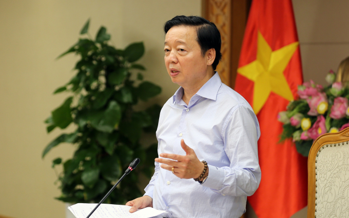 Phó thủ tướng Trần Hồng Hà phát biểu tại cuộc họp, ngày 25/12. Ảnh: VGP