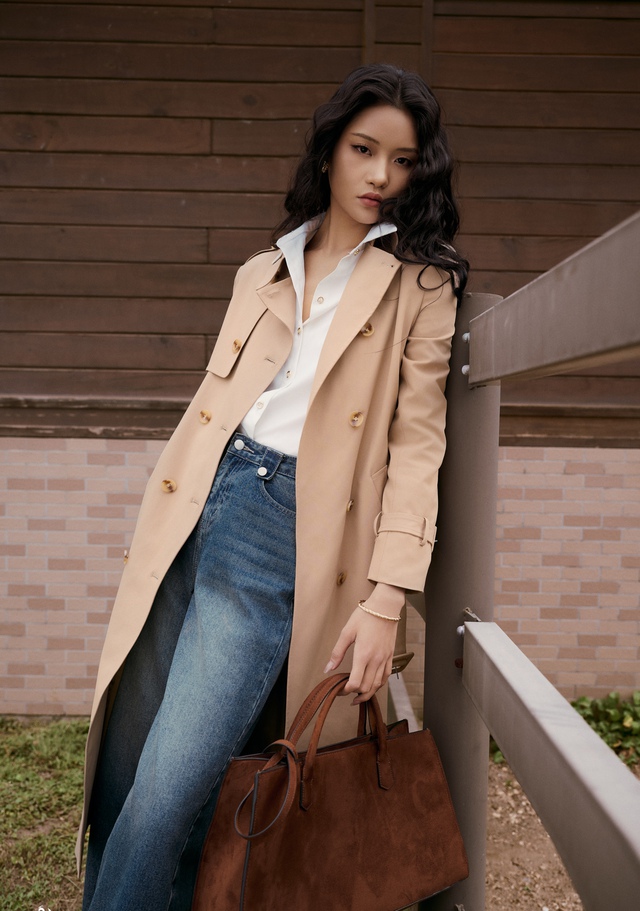 Phối đồ xếp lớp mùa đông chuẩn xu hướng, sang trọng với sơ mi trắng - Ảnh 3.