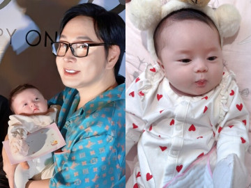 Phương Lê khoe 2 con "chung nửa huyết thống", ái nữ NSƯT Vũ Luân ngủ ngoan khi được chị gái bế bồng 10 Con thứ 4 của Phương Lê trông như búp bê, mắt môi trông giống hệt NSƯT Vũ Luân, chụp tấm nào cũng xinh xắn