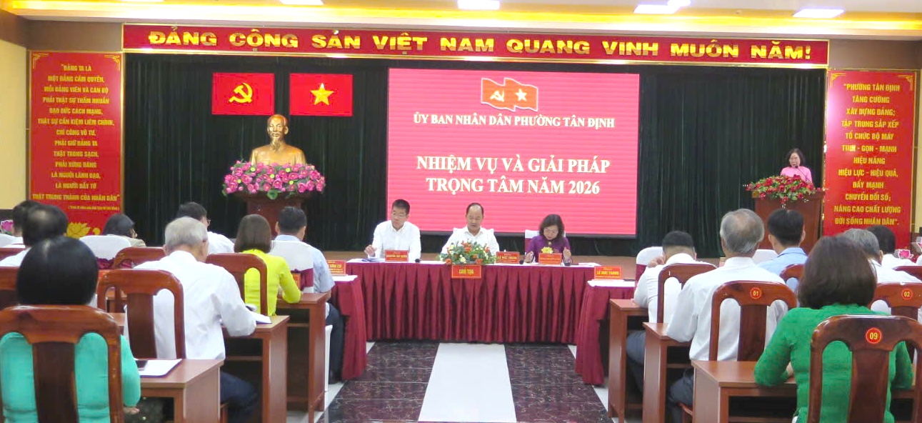 Phường Tân Định xây dựng mô hình "phường số" 1 TPHCM: Phường Tân Định xây dựng mô hình