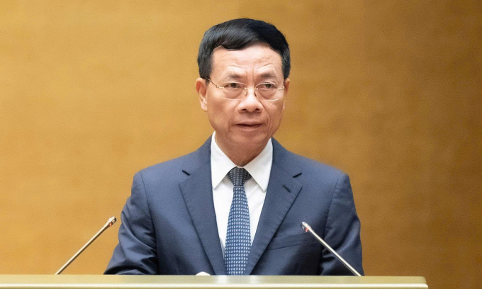 Bộ trưởng Khoa học và Công nghệ Nguyễn Mạnh Hùng. Ảnh: Hoàng Phong