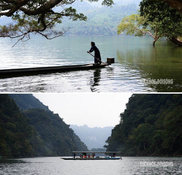 Rừng cổ thụ khoác áo mới bên hồ nước ngọt đẹp nhất thế giới 1 Hồ Ba Bể luôn mang một vẻ đẹp thanh bình đến kỳ diệu.
