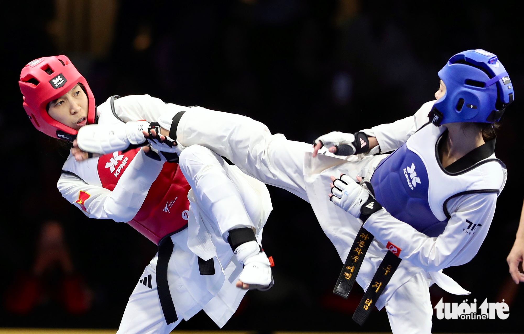 SEA Games trong nước mắt của võ sĩ taekwondo Kim Tuyền 1 SEA Games trong nước mắt của võ sĩ taekwondo Kim Tuyền - Ảnh 1.