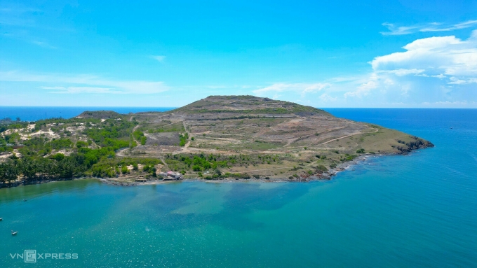 Toàn cảnh khu dự án Đồi Hòn Rơm tại phường Mũi Né. Ảnh: Việt Quốc