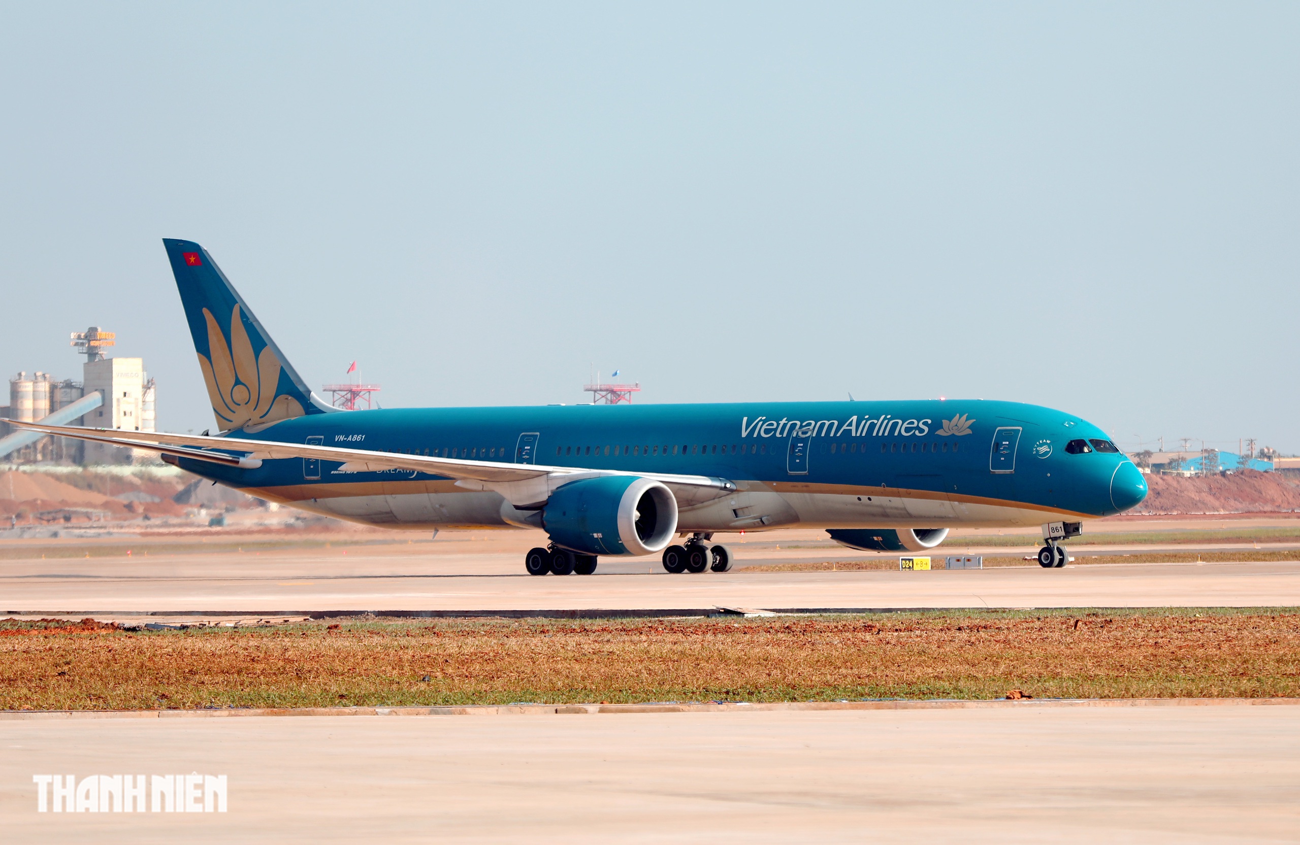 Sân bay Long Thành đón Boeing 787 Dreamliner trong ngày lịch sử 19.12- Ảnh 1. Sân bay Long Thành đón Boeing 787 Dreamliner trong ngày lịch sử 19.12- Ảnh 1.