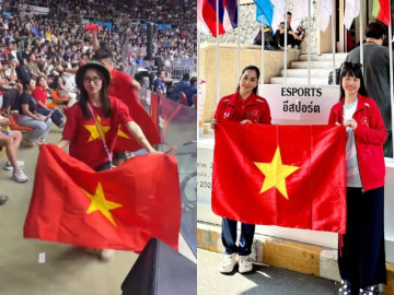 Sao Việt tự hào bóng đá Việt Nam giành vô địch SEA Games 33, Tùng Dương cảm ơn Thái Lan vì tạo kịch tính 18 Sao Việt qua Thái ủng hộ SEA Games 33: Hòa Minzy đội mũ cối hò hét, Khánh Thi hứa mua cơm tấm cho tuyển thủ