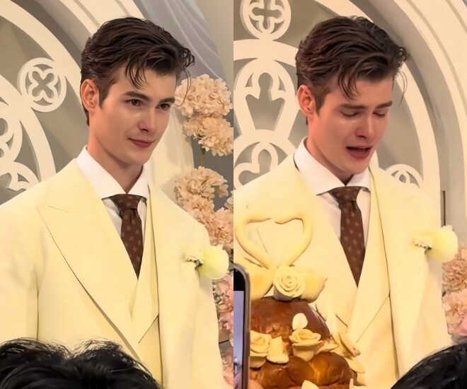 Chú rể người Nga “gây sốt” bởi khoảnh khắc đẹp như hoàng tử trong chính đám cưới của mình.