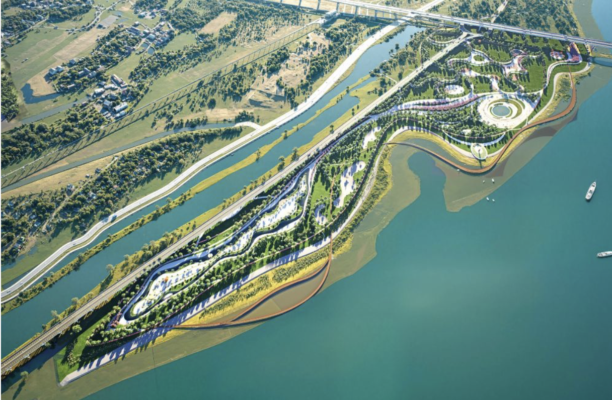 Sắp khởi công dự án Trục đại lộ cảnh quan sông Hồng 855.000 tỉ đồng 1 Sắp khởi công dự án Trục đại lộ cảnh quan sông Hồng 855.000 tỉ đồng - Ảnh 1.