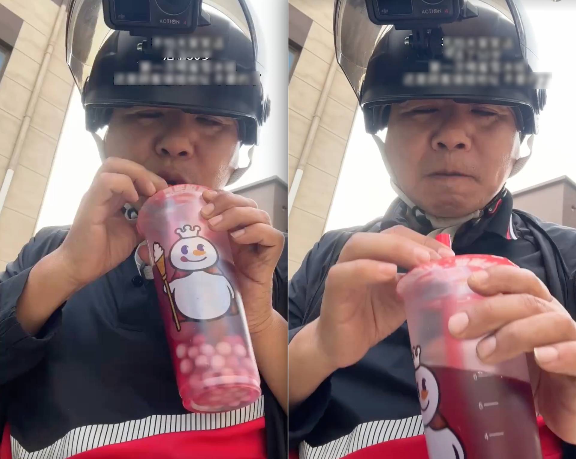 Shipper 50 tuổi lần đầu uống 1 cốc Mixue, thắc mắc về trân châu khiến dân mạng nghẹn ngào- Ảnh 1. Shipper 50 tuổi lần đầu uống 1 cốc Mixue, thắc mắc về trân châu khiến dân mạng nghẹn ngào- Ảnh 1.