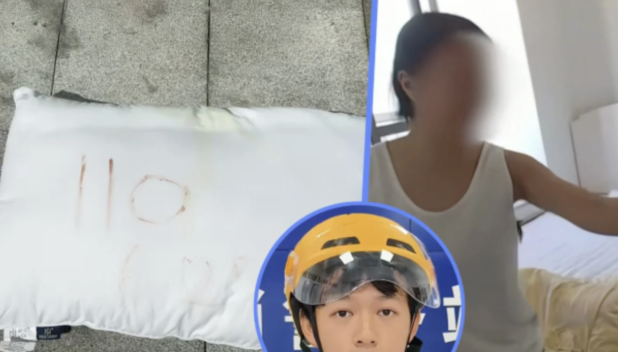 Shipper đang giao đồ ăn thì nhìn thấy chiếc gối lạ bên đường, anh lập tức báo cảnh sát và cứu đc 1 người- Ảnh 1.