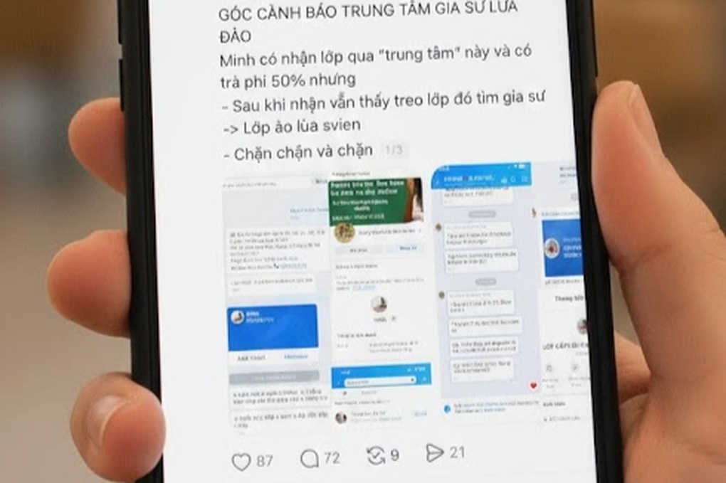 Sinh viên sập bẫy trung tâm gia sư, cay đắng mất cả tháng tiền trọ  - 1