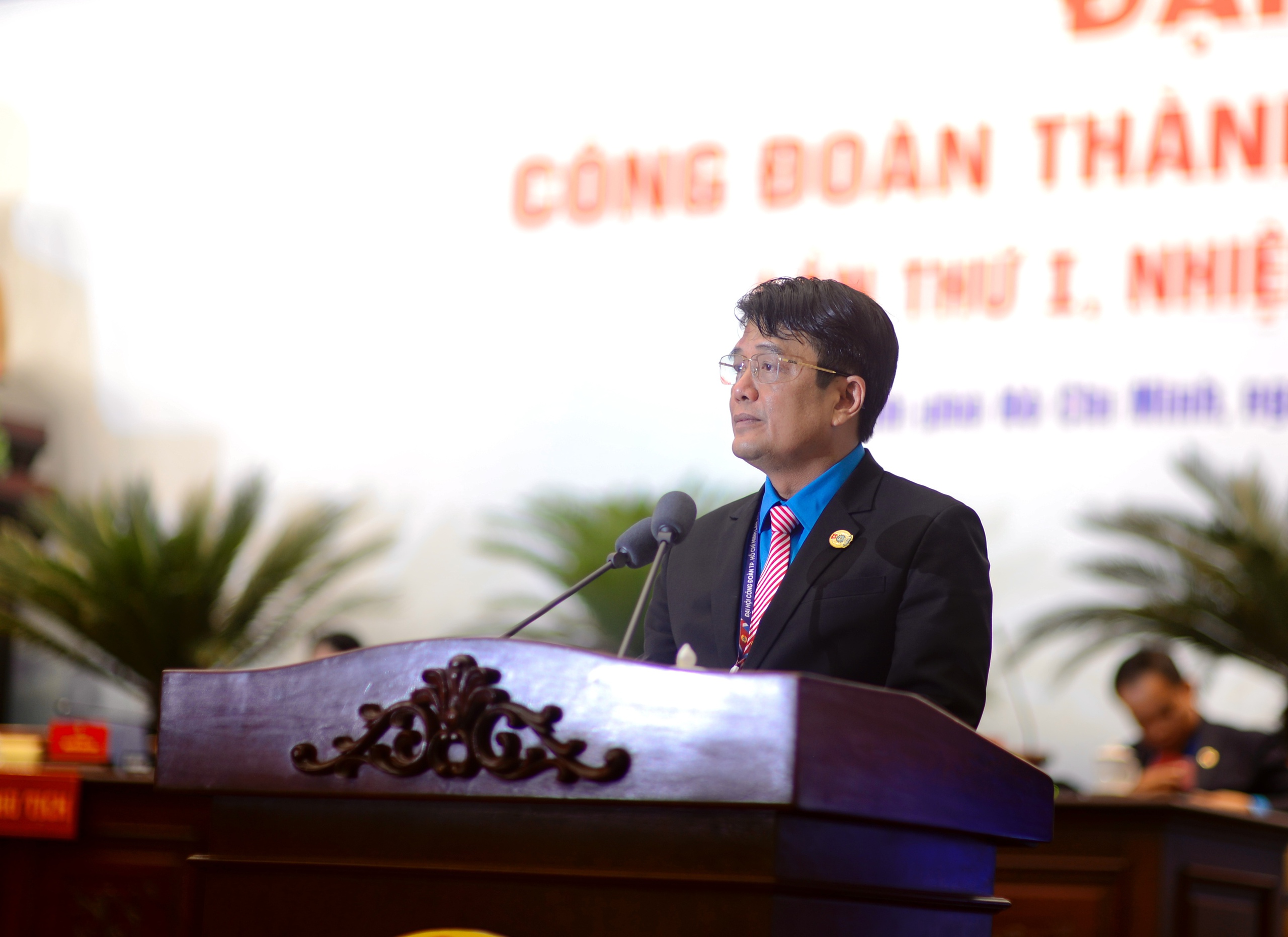 Đại hội Công đoàn TP.HCM: Tập trung chăm lo toàn diện cho người lao động- Ảnh 1.