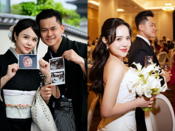 Thái Trinh sinh con đầu lòng sau 1 năm kết hôn, bật khóc nhìn "tiểu công chúa" nằm ngoan trong vòng tay bố 11 Thái Trinh mang thai con đầu lòng sau nửa năm cưới doanh nhân ngành nhựa, thấy ngại ngùng khi làm mẹ ở tuổi 32