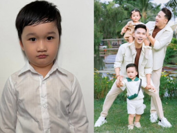 Thanh Đoàn và Hà Trí Quang làm sinh nhật hoành tráng cho 2 con chung, khoe ông nội tự tay trang trí tiệc cho cháu 16 Con trai Hà Trí Quang chụp ảnh thẻ mà vẫn đẹp như tranh vẽ, gương mặt như bản sao từ bố tài tử