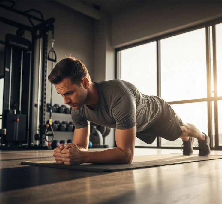 Thói quen phổ biến khi plank có thể gây chấn thương 1 Thực hiện plank đúng cách sẽ giúp bạn sở hữu cơ bụng săn chắc, đồng thời cải thiện sức khỏe tổng thể.