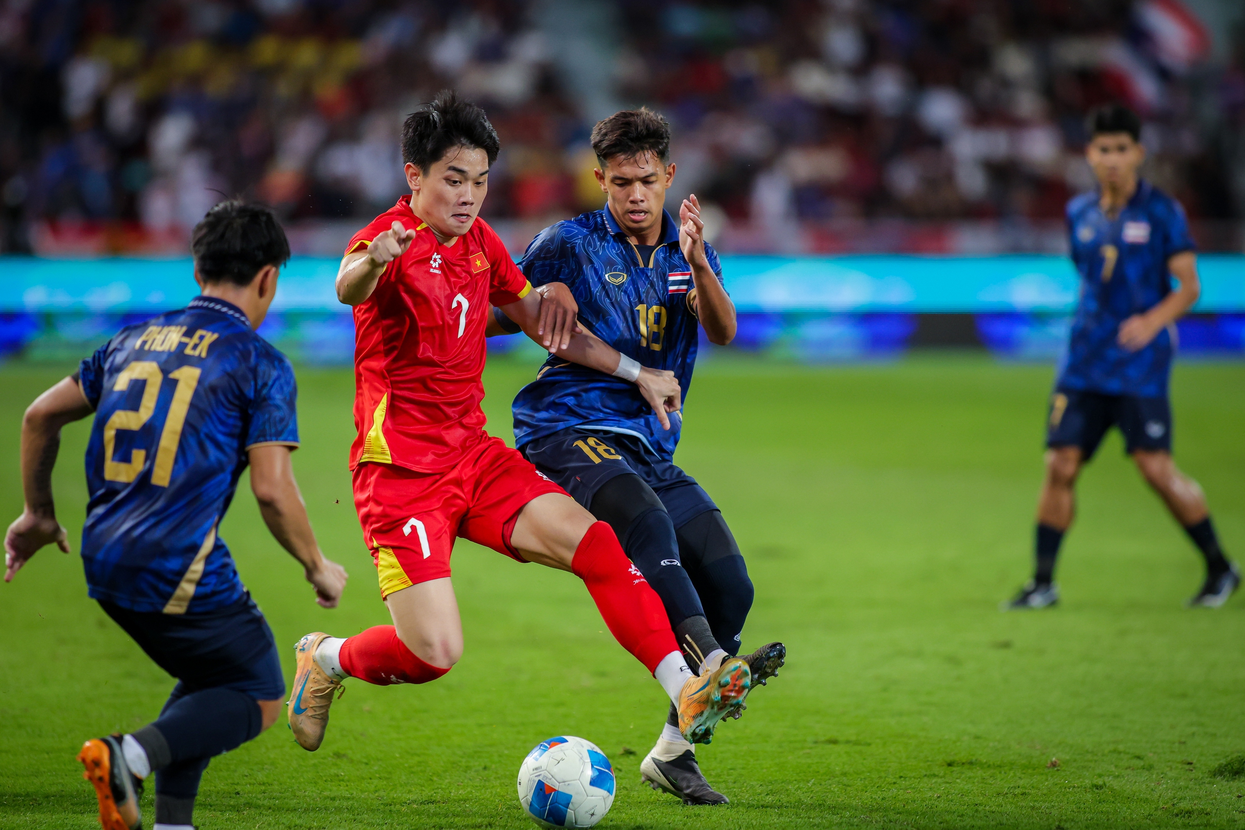 Thống kê kinh ngạc về thất bại của U.22 Thái Lan, U.22 Việt Nam làm điều không tưởng- Ảnh 1.