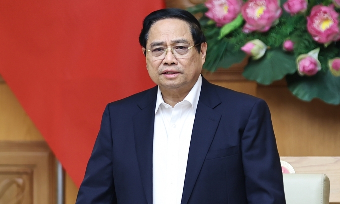 Thủ tướng Phạm Minh Chính phát biểu sáng 9/12. Ảnh: Nhật Bắc