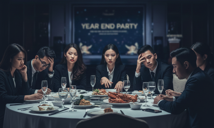 Thưởng cuối năm không có một đồng dù công ty tổ chức tiệc tổng kết linh đình- Ảnh 1.