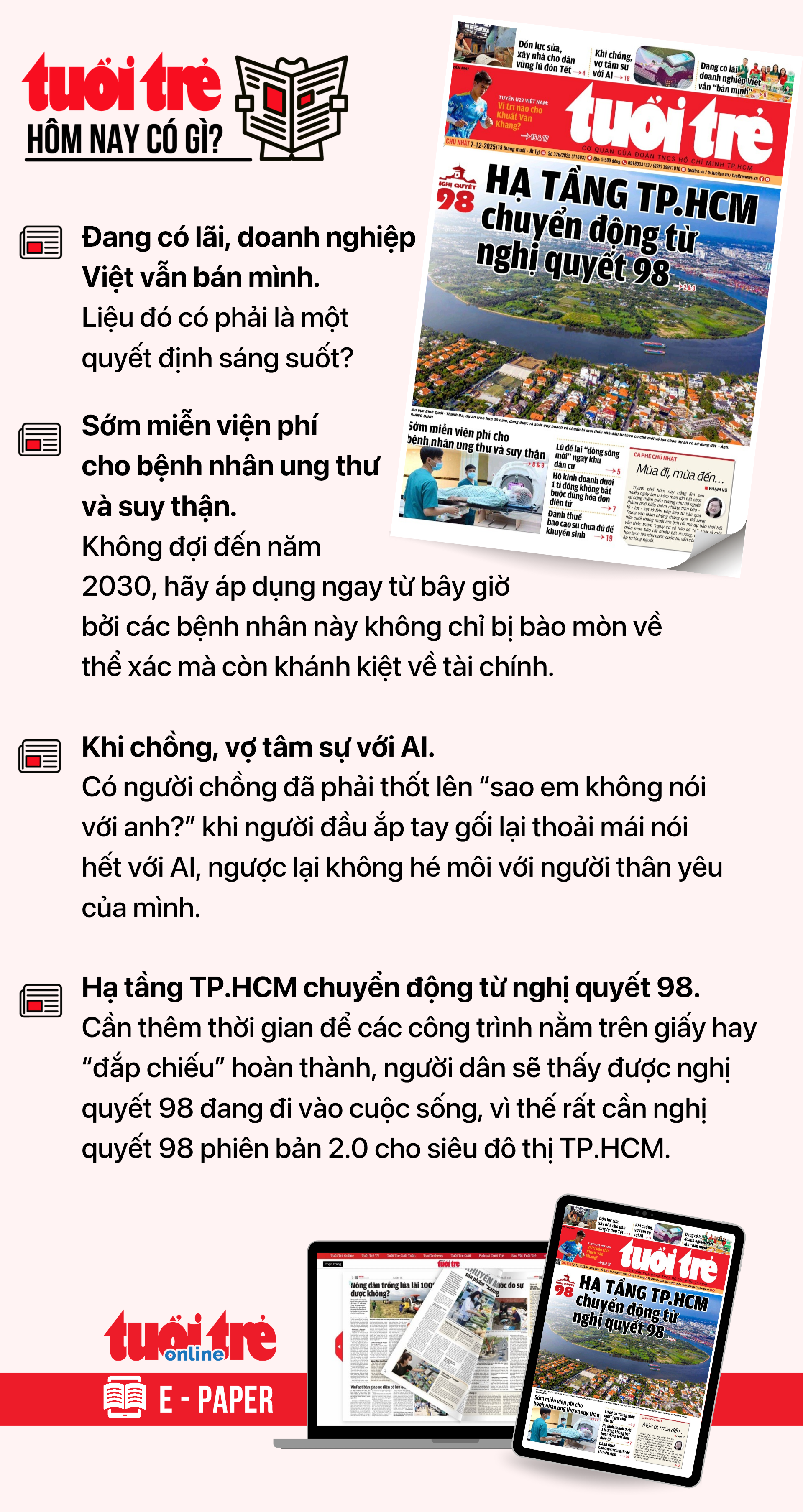 Tin tức sáng 7-12: Doanh nghiệp 28.000 tỉ đồng của ông Phạm Nhật Vượng bất ngờ thay tổng giám đốc 3 tin tức - Ảnh 4.