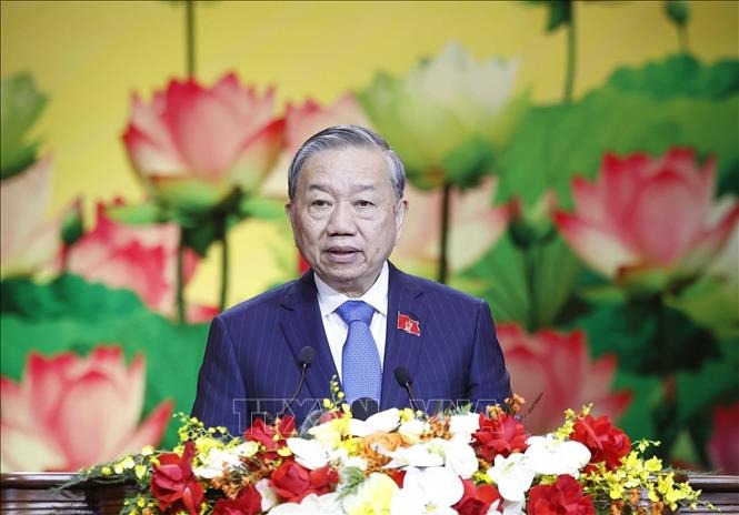 Tổng Bí thư Tô Lâm tôn vinh những bông hoa đẹp nhất trong thi đua yêu nước - Ảnh 1.