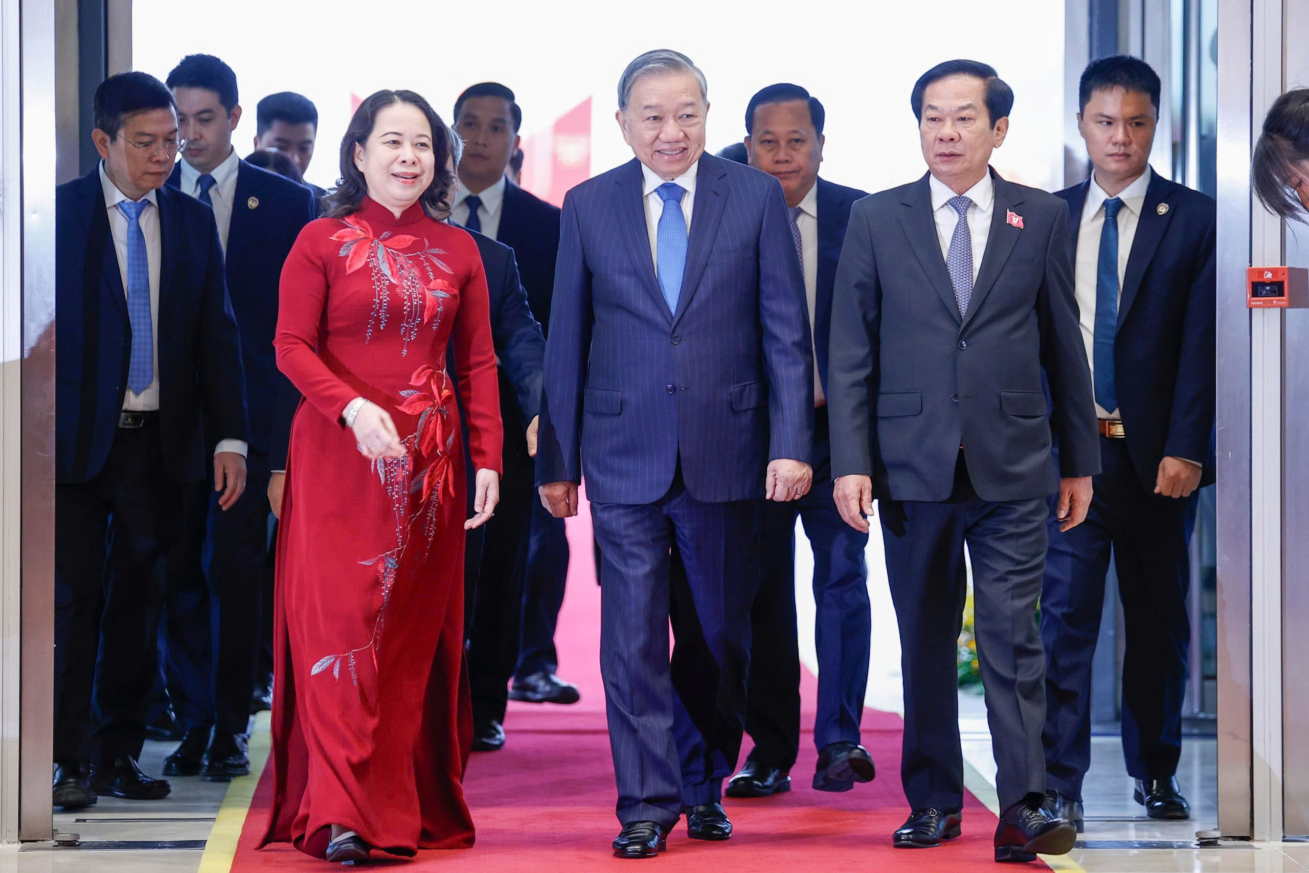 Tổng Bí thư dự Đại hội Thi đua yêu nước - Ảnh 1.