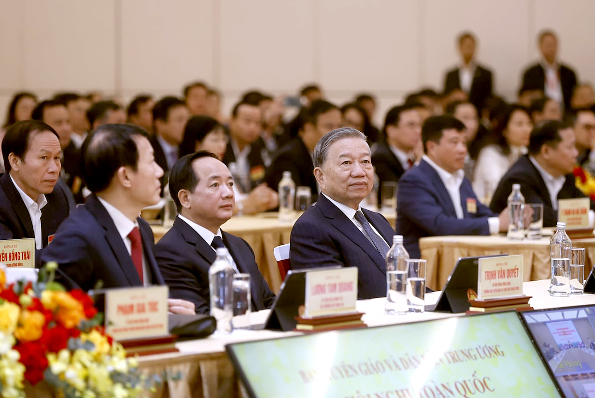 Tổng Bí thư Tô Lâm dự Hội nghị toàn quốc tổng kết công tác Tuyên giáo và Dân vận 1 Tổng Bí thư Tô Lâm dự Hội nghị toàn quốc tổng kết công tác Tuyên giáo và Dân vận - Ảnh 1.