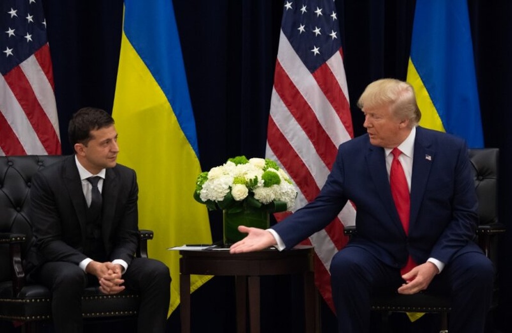 Tổng thống Trump kêu gọi bầu cử ở Ukraine - 1