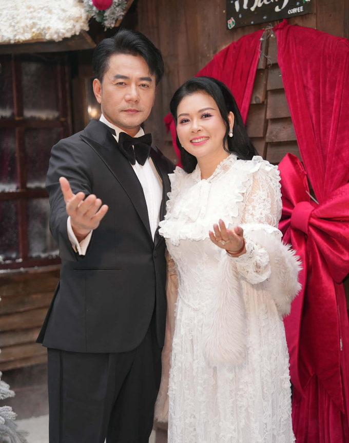 Diễn viên Trương Minh Cường (trái) và ca sĩ Quỳnh Giang. Ảnh: Nhân vật cung cấp