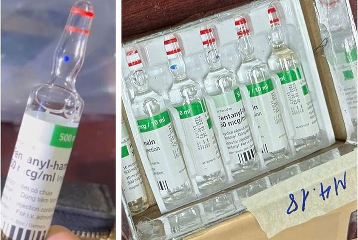 Phát hiện ma túy cực độc fentanyl trong vụ tấn công Cảnh sát tại Hà Nội - Ảnh 1. Phát hiện ma túy cực độc fentanyl trong vụ tấn công Cảnh sát tại Hà Nội - Ảnh 1.