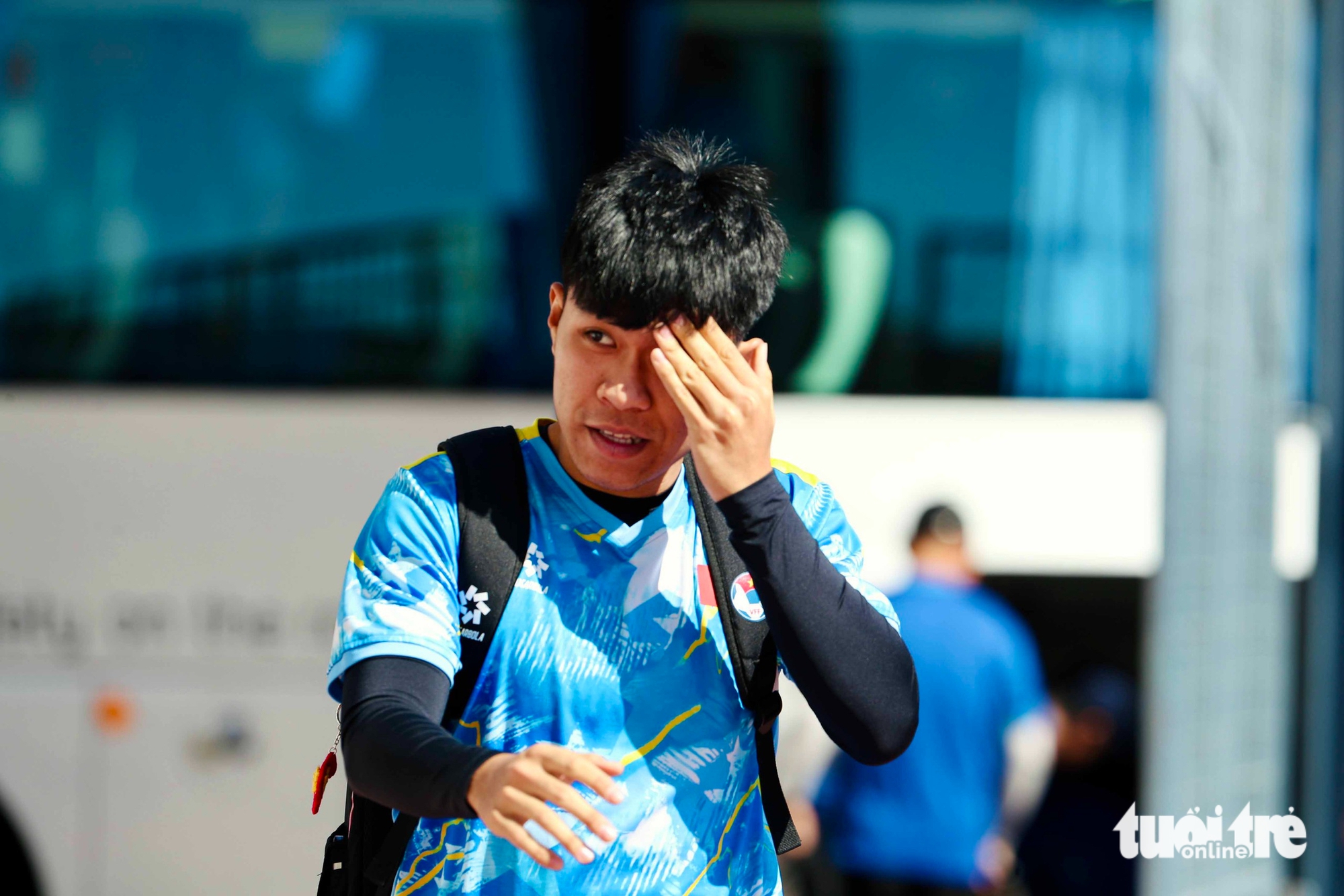 U22 Việt Nam tập luyện cường độ cao giữa trưa nắng gắt 1 U22 Việt Nam tập luyện cường độ cao giữa trưa nắng gắt - Ảnh 1.