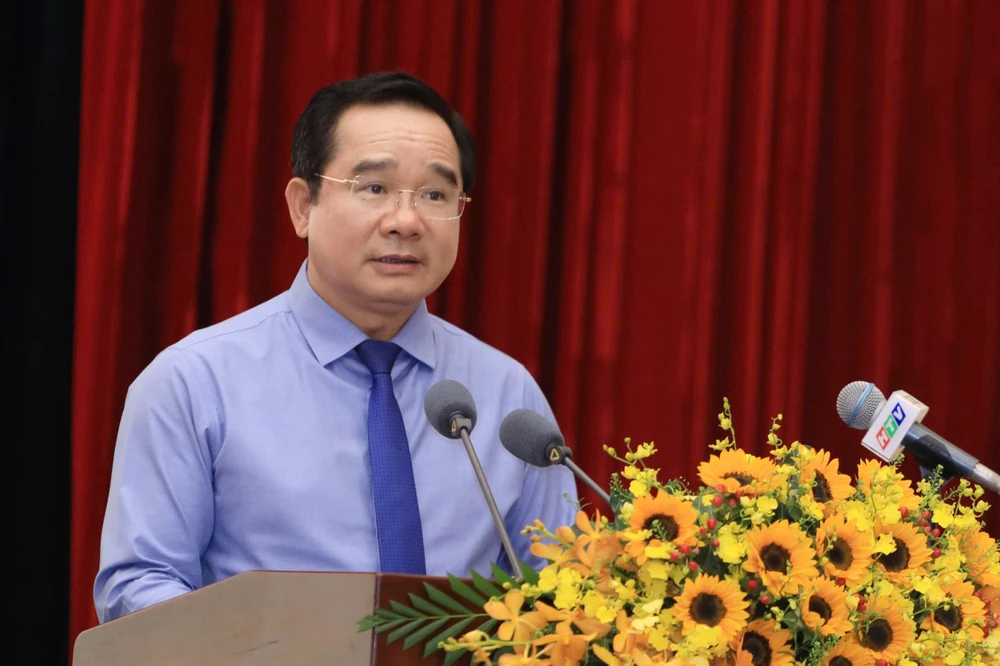 Ông Nguyễn Văn Được, Chủ tịch UBND TP.HCM. Ảnh: NGUYỆT NHI ubnd-tp.hcm-phan-cong-cong-tac-1.jpg